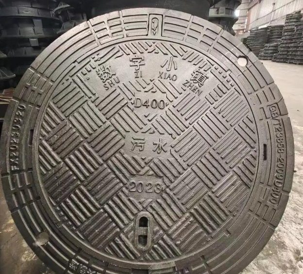 于田球墨铸铁防沉降井盖展示